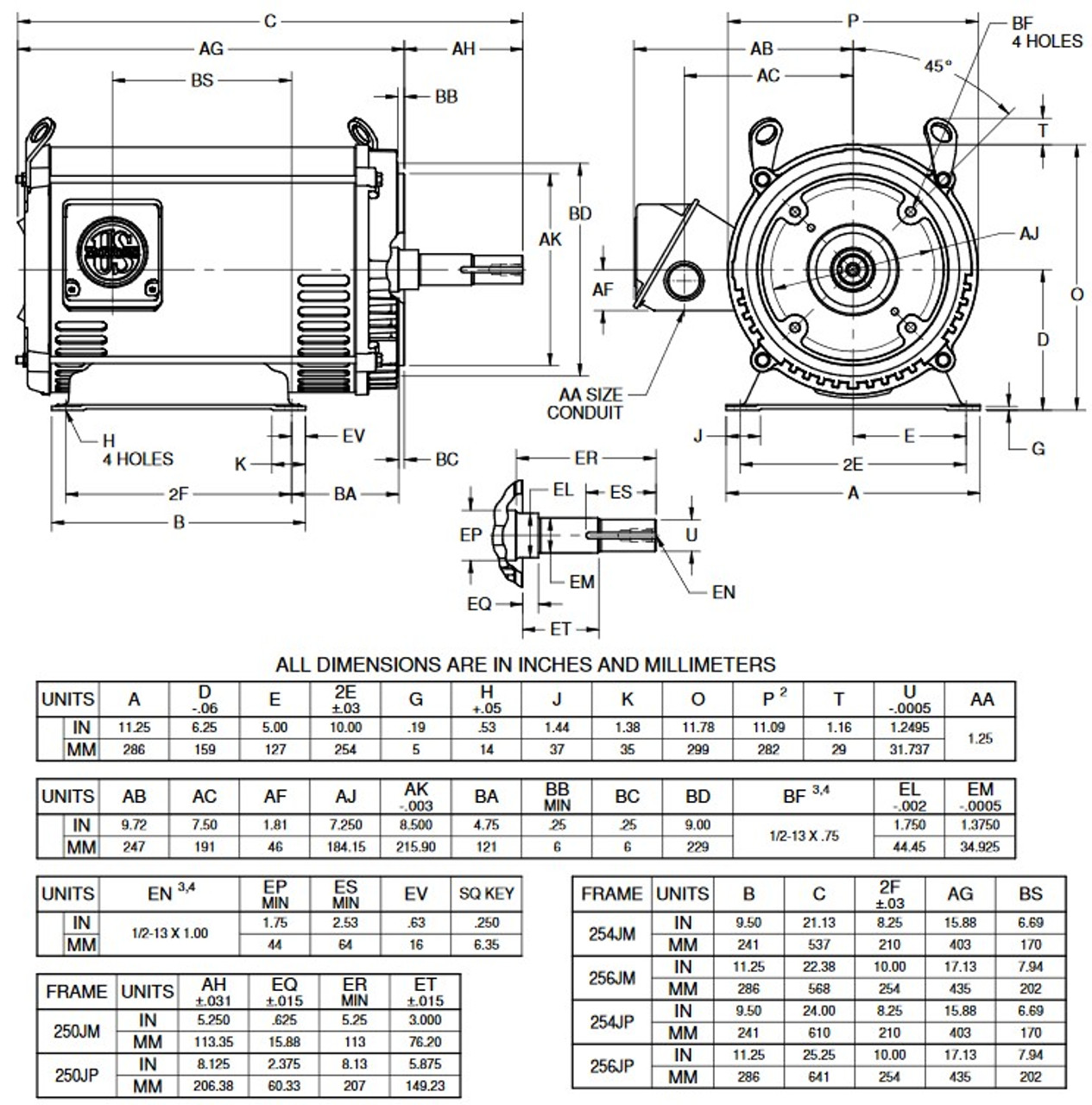 JMM2513T Replacement Motor - cemotors