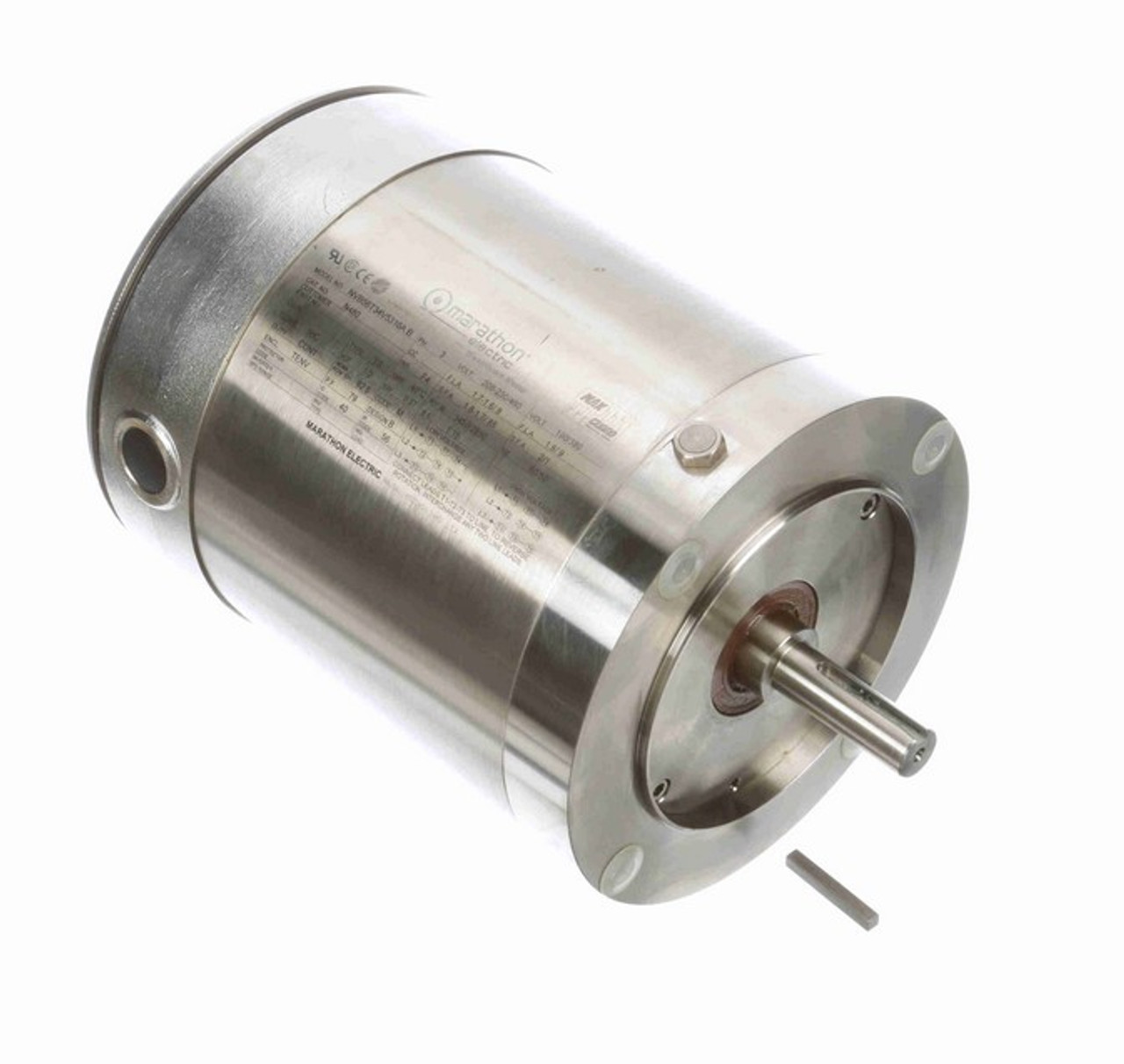 N480A Marathon 1/2 hp 3600 RPM 3-Phase 56C Frame TENV (no base) 208-230 ...