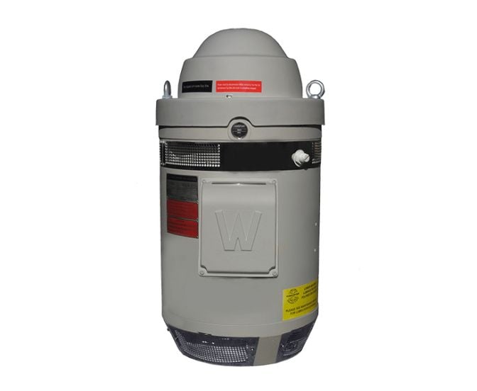 Vertical Hollow Shaft Motor, 10 HP, 1800 RPM, 230/460V, 215TP Frame, P