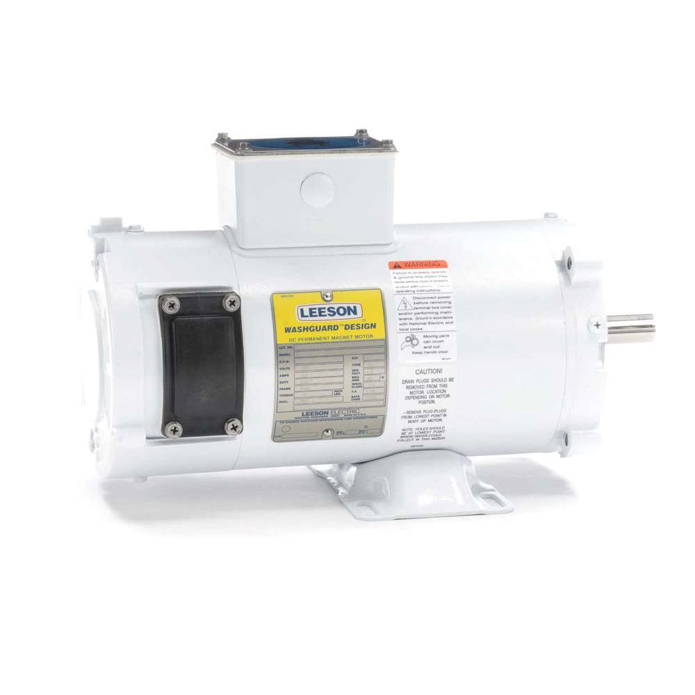 y-j❶ LEESON 108226.00 White Epoxy Washdown Motor - cemotors