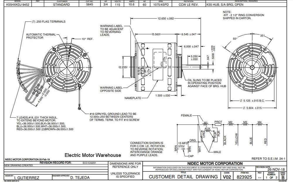US-Nidec 5845 - cemotors